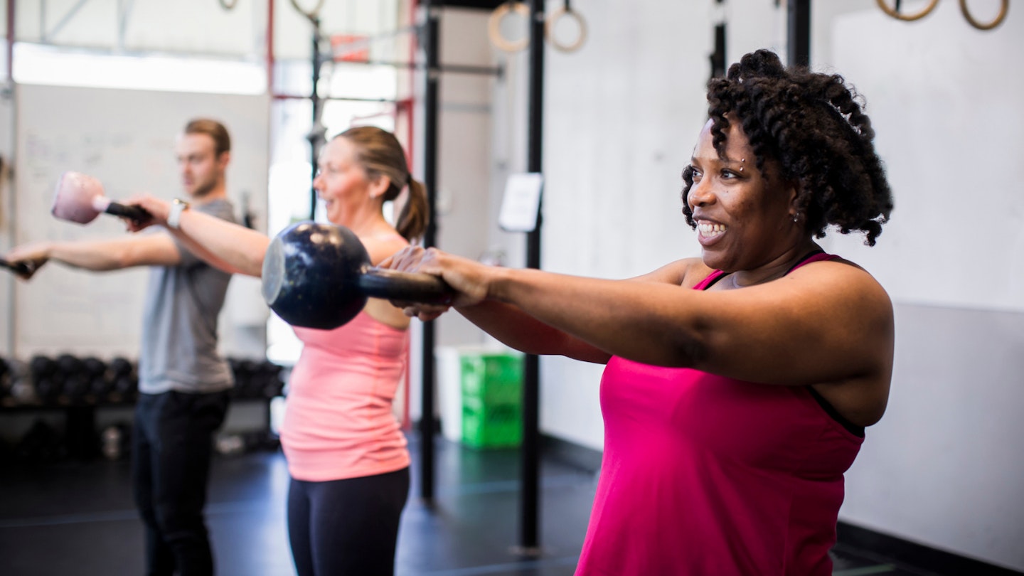 Weight training at clearance home with kettlebells